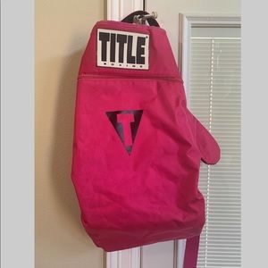 Title Boxing Pink Backpack